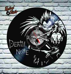 Reloj De Vinilo Retro Death Note