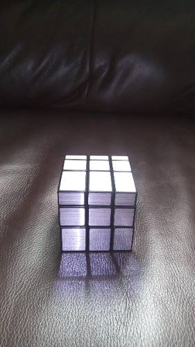 Rubik Mirror Transformers Cubo Magico Plateado