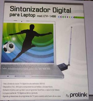 Sintonizador Tv Digital Usb Para Laptop Y Pc Prolink