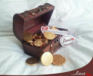 Baúl de Monedas de Chocolate Regalos