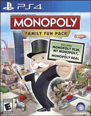 Juego Play 4 Monopoly Family Fun Pack