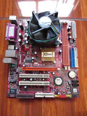 Pc Chips P29g (v1.0) Lga 775 Via + Procesador + Cooler