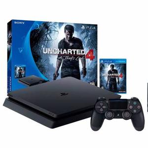 Ps4 Consola Play Station 4 Slim - 500 Gb + Juego + Mando