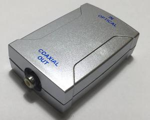 Adaptador Optico Toslink A Coaxial, Para Audio Digital
