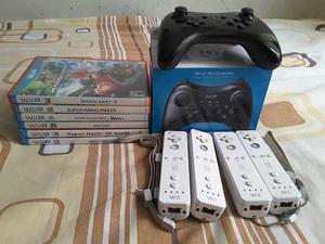 Juegos De Wii U, Mando Pro Y Controles De Wii En Buen Estado