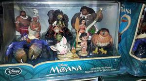 Moana Set X10 Figuras Original Disney