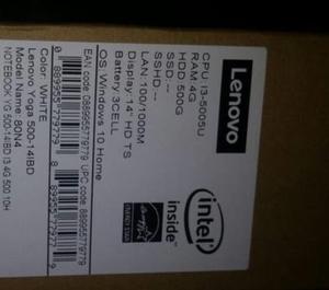 Notebook Lenovo Yoga ´ Touch Iu 2.00g 4g 500g