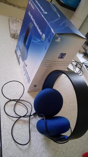 Wireless Stereo Headset Silver Ps4, Ps3.
