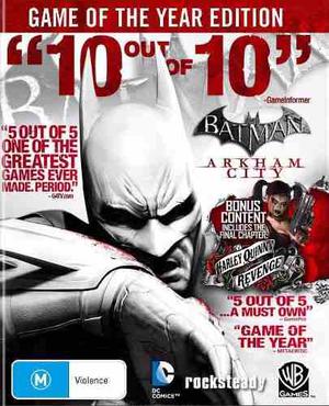 Batman Arkham Saga Juego Pc Codigo Steam Digital