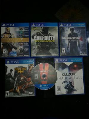 Cambio O Vendo Juegos de Playstation 4
