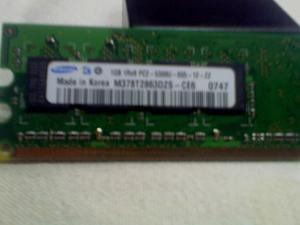 MEMORIA RAM PARA PC DDR2 1GB SAMSUNG