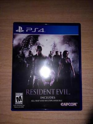 Vendo Resident Evil 6 Y 4 Ps4