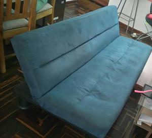 Sofá Futon Azul