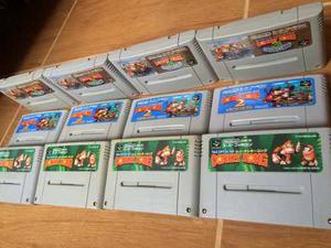 Coleccion Donkey Kong 1-2-3 Originales Super Nintendo Snes