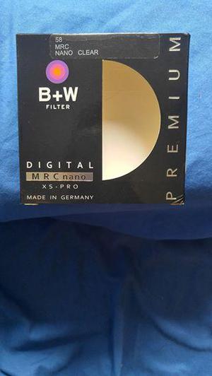 Filtro BW nuevo sellado 58 mm