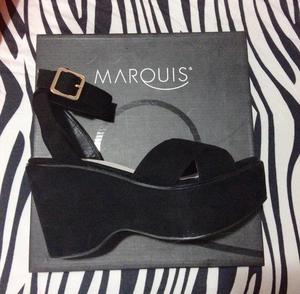 sandalia de gamuza Marquis