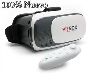 Lendes de Realidad Virtual Vr Box 2.0 Mando bluetooth