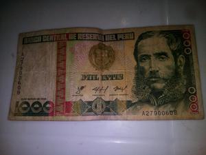 Billete de Mil Intis