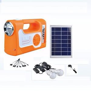 Kit Solar De Emergencia Completa Nuevo En Caja Radio Usb