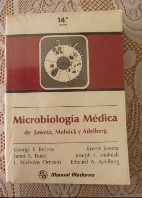 Libro Microbiología Médica de Jawetz, usado, 14ta