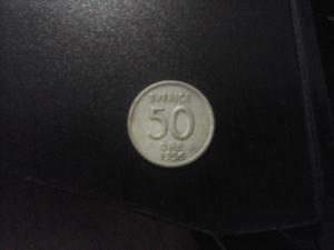 Moneda Coleccionable SVERIGE 50 ORE 