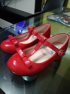 Zapatos De Charol Rojo Talla 10m Us(nuevos)