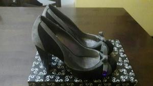 Zapatos Negros Con Plomo