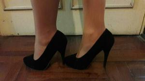 Zapatos Negros - Just 4 You Talla 36
