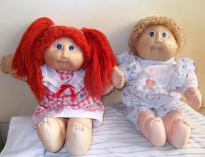 pareja de muñecas Pimpollos Repollitos Cabbage patch