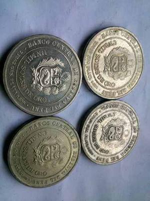 4 Monedas De Plata