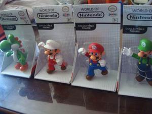 Figuras Collecionables De Mario Bros, Luigi Y Yoshi Nintendo