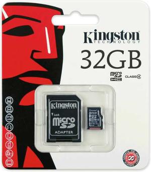 Memoria Micro Sd 32 Gb Kingston Original Sellada