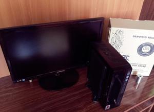 Pc One + Monitor 19 Pulgads S/.650