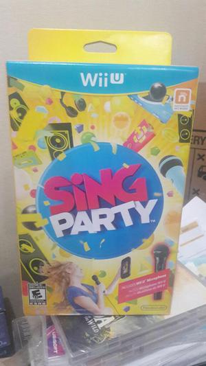 Sing Party Wii U Sellado Mas Microfono