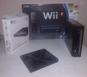Nintendo Wii Con Lectora Externa Lg Totalmente Nuevos+regalo