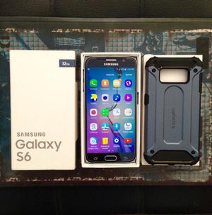 Samsung Galaxy S6 10 De10 Azul Safiro en Caja Y Accesorios.