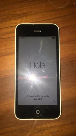 iPhone 5C Blanco Estado 9/10