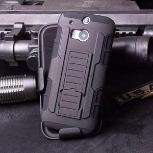 Case Armor Htc One M8 + Holster + Stylus