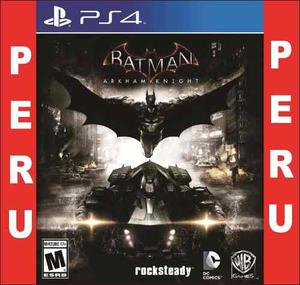 Juegos Ps4 - Batman Arkham Knight: Oferta Código Digital