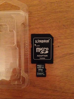Microsd Kington 16 Gb Nueva
