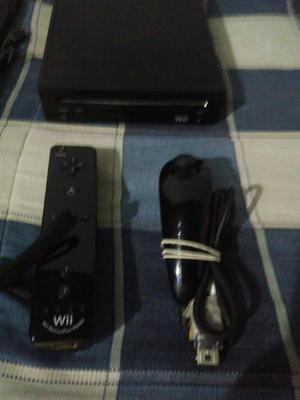Nintendo Wii Negra Flasheada