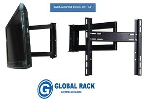 Rack Movible para Tv/ Lcd/ Led/ Plasma Modelo Eco.