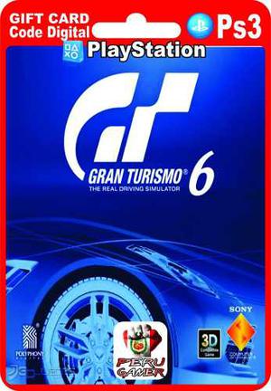 Juego Ps3 Gran Turismo 6