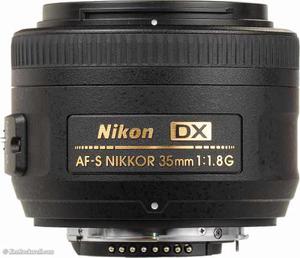 Lente Nikon 35mm F 1.8g Dx