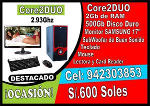 VENDO PC Core2DUO de 2.93Ghz