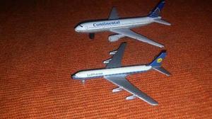 Aviones De Colección Continental Y Luthansa