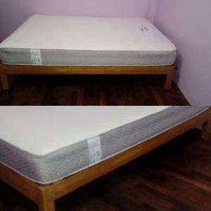 Cama de 2 Plazas Colchon mas tarima