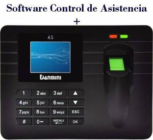Control De Asistencia Biométrico Y Software. Nuevo