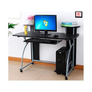 Escritorio para pc, Soporte de metal y Tablero de Melamine