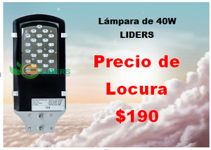 LAMPARA DE 40W LIDERS
